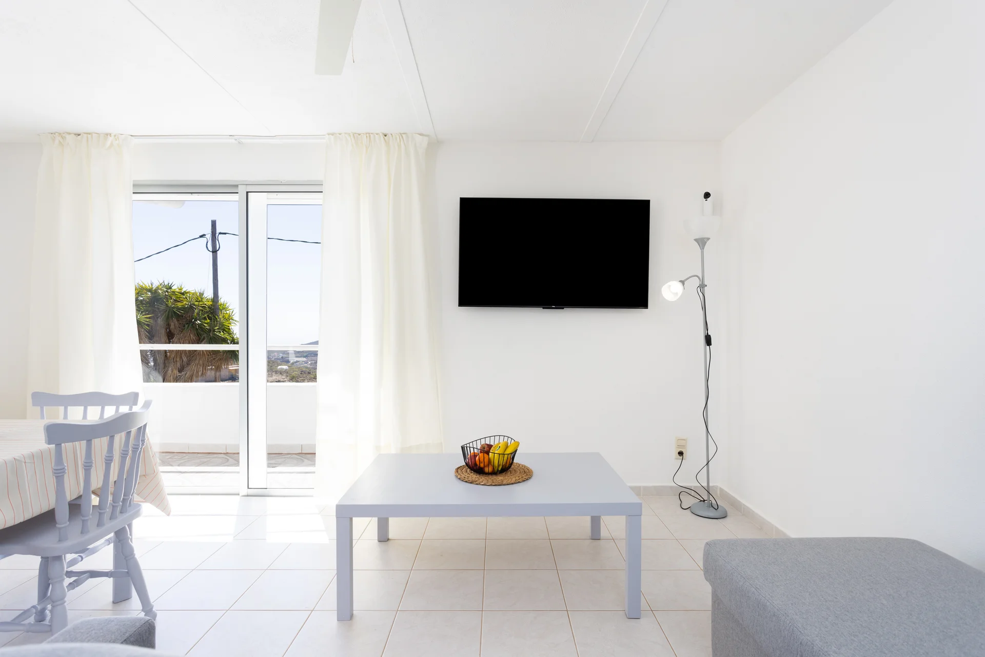 Living room sofa by window